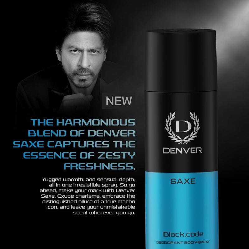DENVER Saxe Deodorant 150ML | Long Lasting Deo for Men & Boys - Image 1