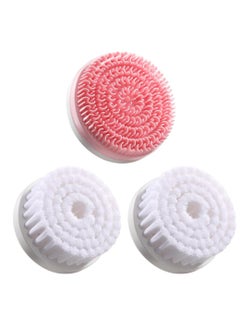 Fancii Fancii Skylar Facial Brush Replacement Heads, Pack of 3-2 x Daily Gentle Cleansing Head and 1 x Silicone Head for Sensitive Skin  - Image 1