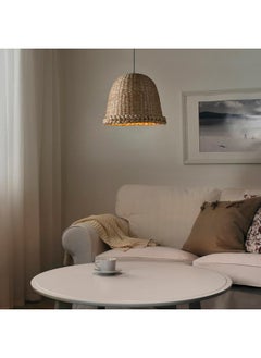 بيوينتي غطاء مصباح معلق، ألياف الموز/صناعة يدوية، 30 سم  - Image 3