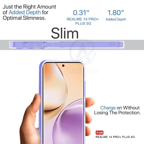 REALCASE Silicone Realme 14 Pro Plus 5G Back Cover Case, Scratch Resistant Protective Crystal Clear Transparent Shock Proof Bumper Back Cover Case for Realme 14 Pro Plus 5G - Image 5