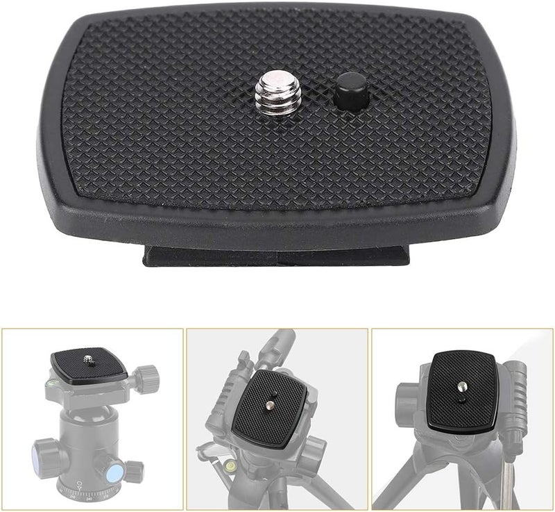 Tbest Quick Release Plate 35 mm, 35 mm Quick Release Plate, Portable Mini Quick Release Plate Made of ABS Plastic with 1/4 Screw for Yunteng VCT668 ST666 690 for Weifeng (for Yunteng (35 x 35 mm) Long lasting universal build - Image 4