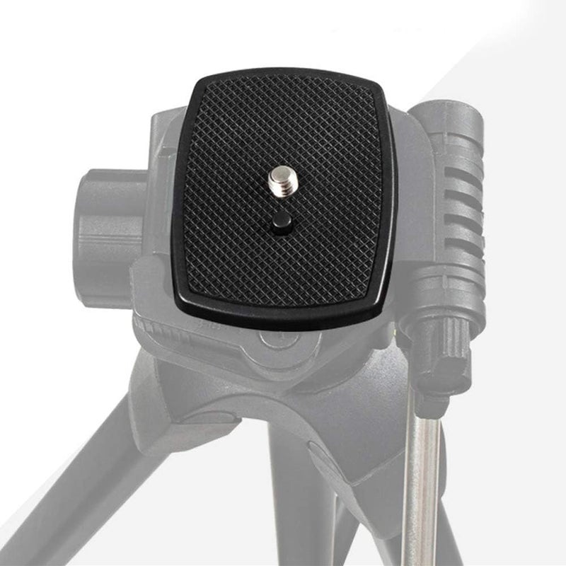 Tbest Quick Release Plate 35 mm, 35 mm Quick Release Plate, Portable Mini Quick Release Plate Made of ABS Plastic with 1/4 Screw for Yunteng VCT668 ST666 690 for Weifeng (for Yunteng (35 x 35 mm) Long lasting universal build - Image 5