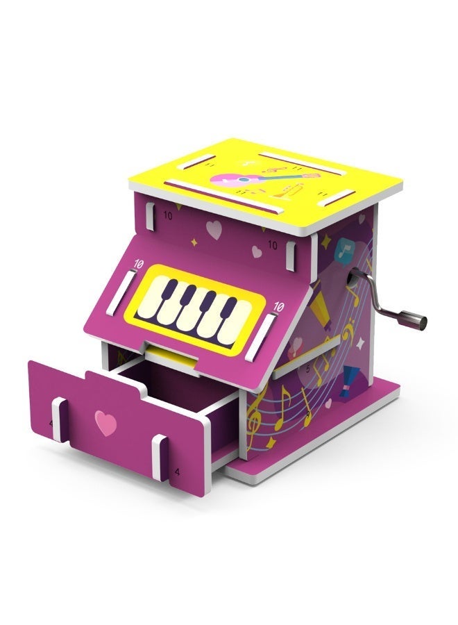 سعودي سيليكت لعبة بناء صندوق موسيقى ساحر من STEM DIY للأطفال في سن ما قبل المدرسة - مجموعة العلوم والتعليم المبكر والتعلم الممتع - Image 3