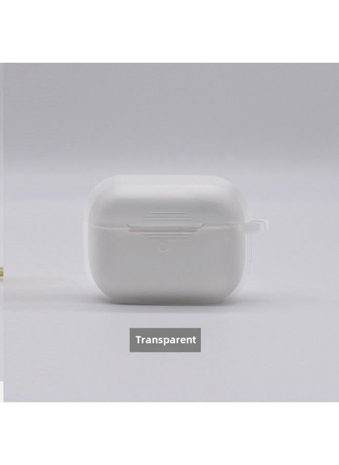 Generic - Protective Case For Airpods Pro Apple Third Generation Airpodspro2 Wireless Headset Silicone Protective Case-Color:Transparent-Applicable Model:Airpods Pro2 (one-piece Model With Ears And No Dust Plug) - Image 1