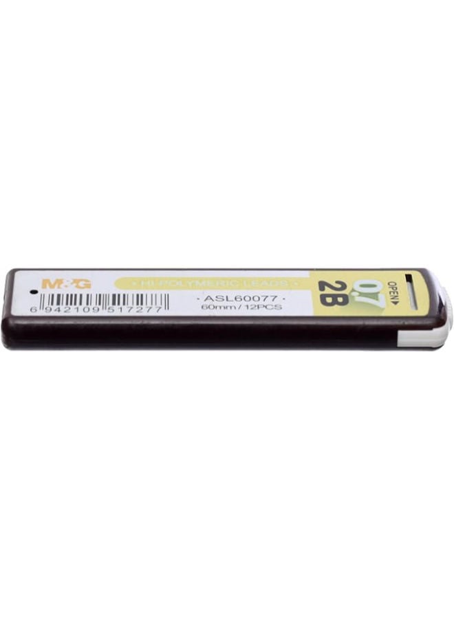 M&G Hi-Polymeric Leads, Bold Writing, 2B 0.7mm, Smooth Graphite - Image 3
