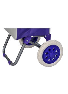 MORANO Grocery Shopping Cart Two Wheels Folding Portable Shopping Cart 20 Inch  - Image 3