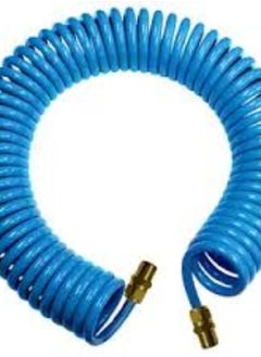 KNP KNP Blue PU Recoil Flexible Air Hose (8mm) is a versatile and practical tool for various pneumatic applications.  - Image 1