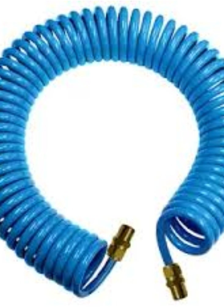 KNP - KNP Blue PU Recoil Flexible Air Hose (8mm) is a versatile and practical tool for various pneumatic applications. - Image 1