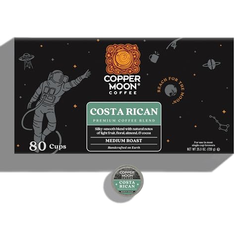Copper Moon Single Serve Coffee Pods For Keurig KCup Brewers Medium Roast Costa Rican Blend 80 Count - Image 5
