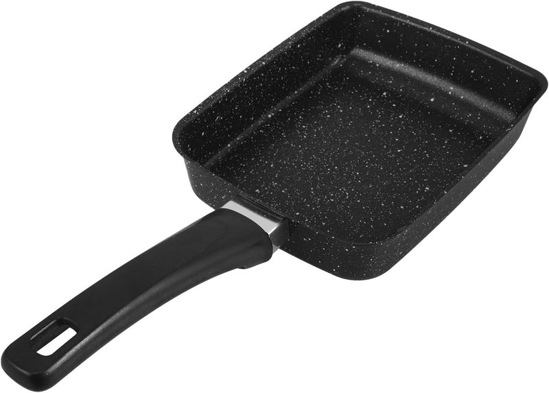 Rectangular Nonstick Tamagoyaki Pan Small Egg Skillet Pancake Griddle Pan Black Handle Japanese Omelette Frying for Home Kitchen Cooking - Image 1