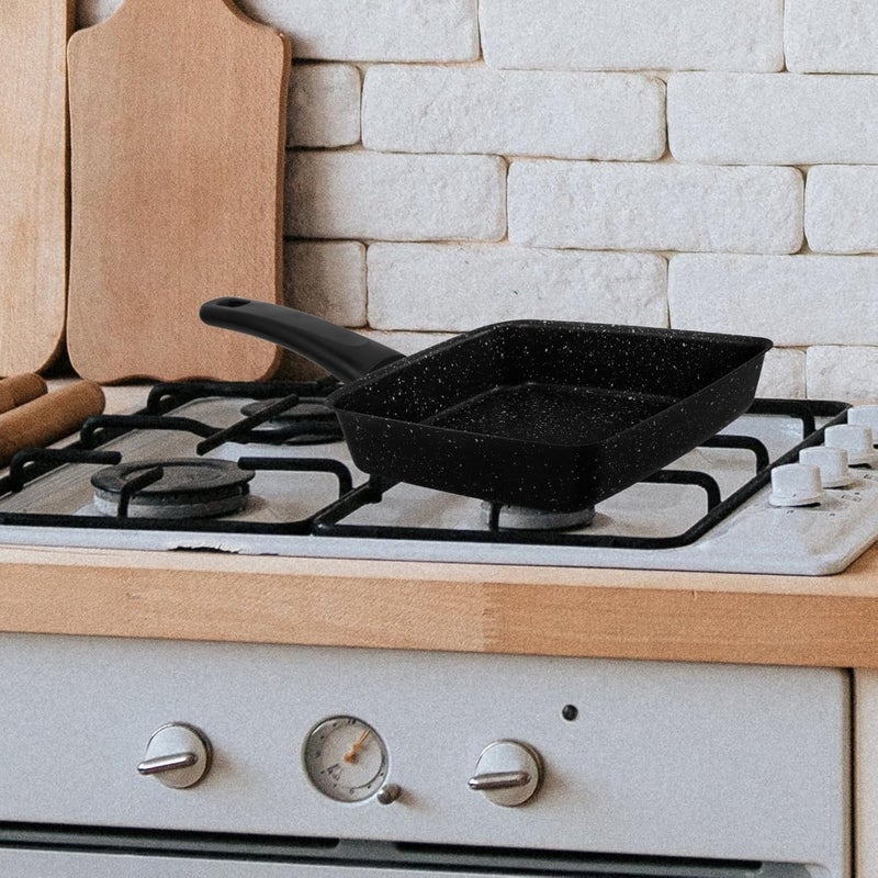 Rectangular Nonstick Tamagoyaki Pan Small Egg Skillet Pancake Griddle Pan Black Handle Japanese Omelette Frying for Home Kitchen Cooking - Image 5