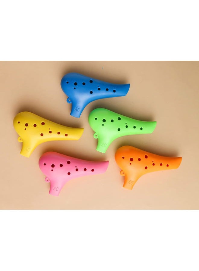 Aestivate Plastic Ocarina Instrument 12 Hole Alto C Ocarina 12-Hole Zelda Ocarina Instrument Easy Instrument for Children, Beginners (Blue) - Image 5