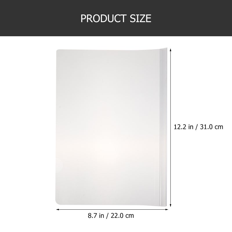 Document File Folders, Clear Covers for Professional Reports, Easy to Maintain and Clean - Image 2