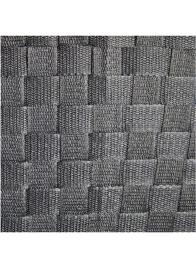 Whitmor Woven Strap Rectangular Medium Storage Tote Savvy Grey 13 x 10 x 15 Inch 6581-1981-SAGRY  - Image 5