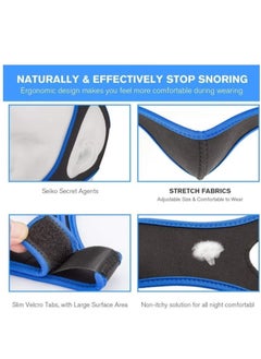Generic Snoring Chin Strap Snoring Chin Strap Comfortable Universal Anti Snoring Devices Adjustable Effective Stop Snoring Sleep Aid Snore Reducing Aid for Women & Men  - Image 4