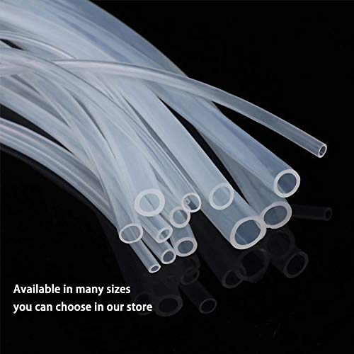Hooshing Silicone Tubing 3mm ID x 5mm OD 10 Ft Food Grade Flexible Pure Silicone Rubber Plastic Tube Hose for Home Brewing Winemaking Pump Transfer - Image 5