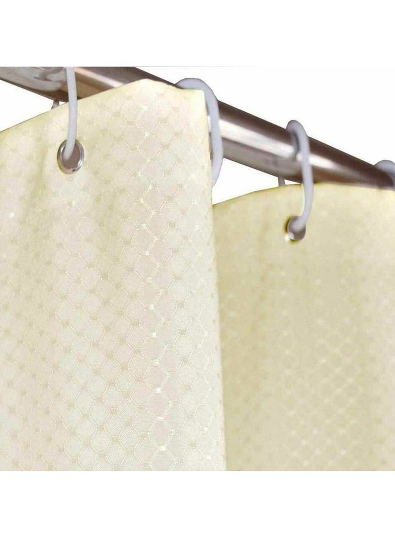 Waterproof bathtub shower curtain, water-repellent, size: 180 x 180 cm. - Image 2