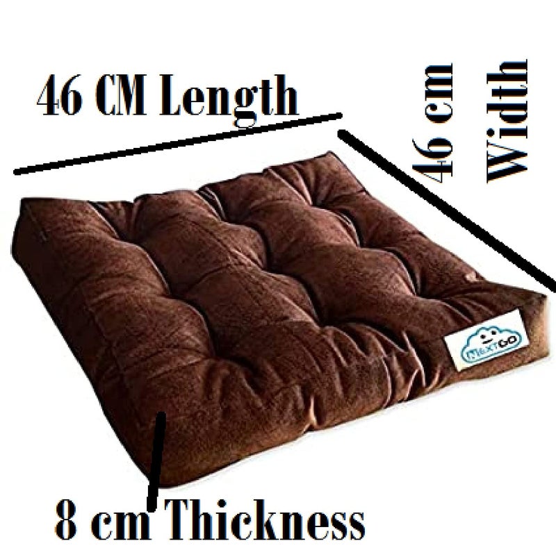 NEXTGO Next GO Sweat Leather Full Chair Size Sitting Soft Cushion pad for Hip and Back supprt - Image 4