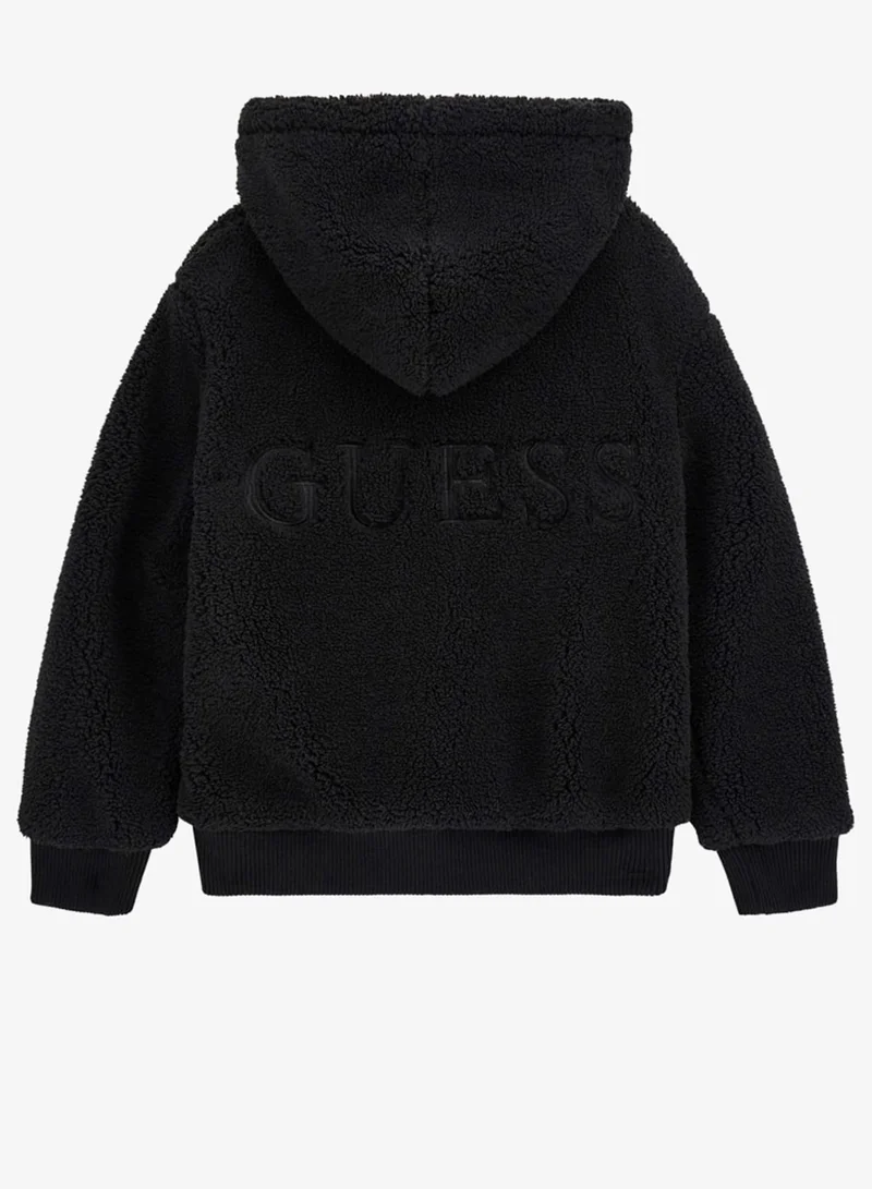 GUESS Kids Faux Fur Jacket