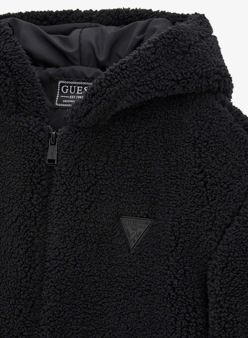 جس جاكيت أطفال من فرو صناعي - Image 3