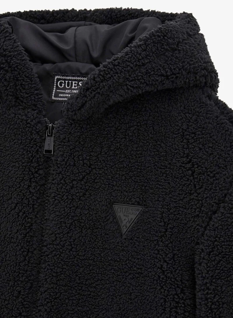 GUESS Kids Faux Fur Jacket