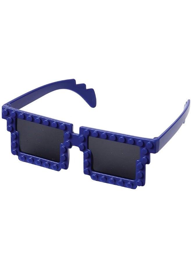 Bedwina Building Blocks Glasses - Pack of 6 - Block Mania Building Block Glasses with Extra Bricks for Carnival Supplies, Stocking Stuffers and Birthday Party Favors for Kids - Image 3