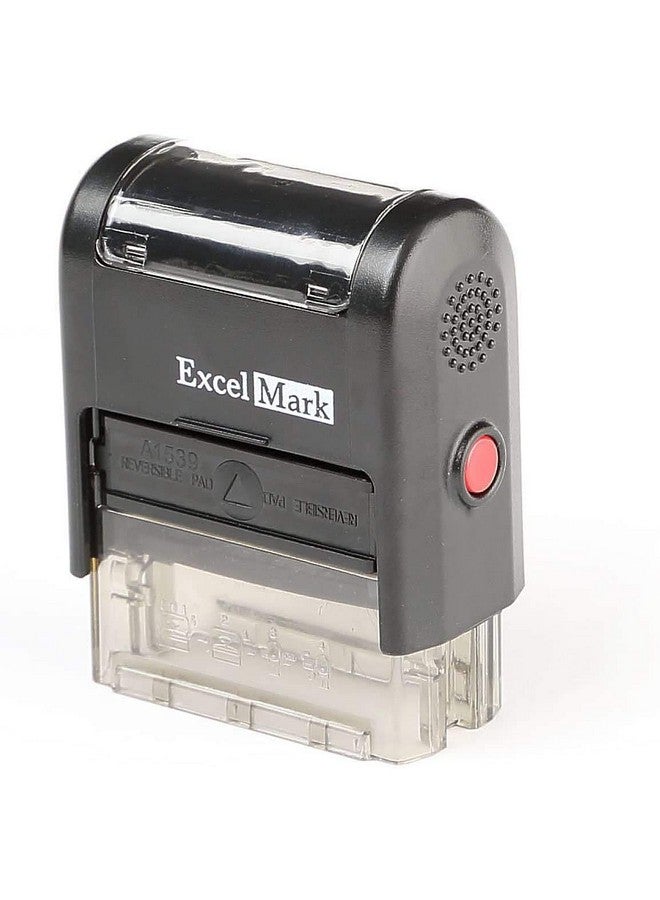 ExcelMark Certified Copy Self Inking Rubber Stamp Red Ink (Excelmark A1539) - Image 3