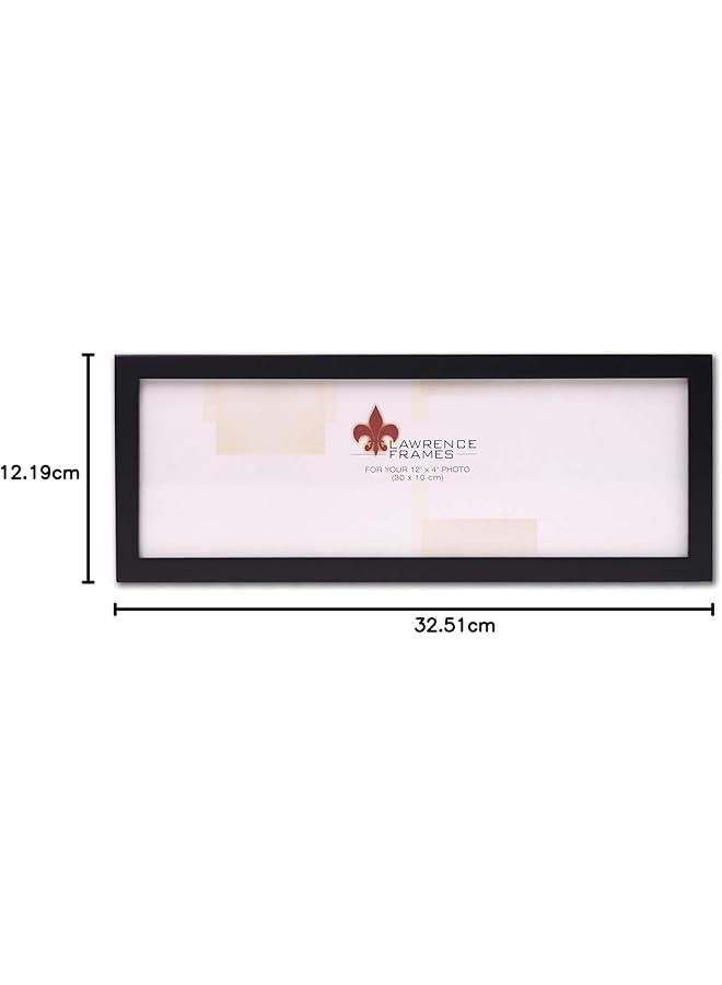 إيروريكس إطار صورة خشبي قياسي 4X12 أسود - Image 5