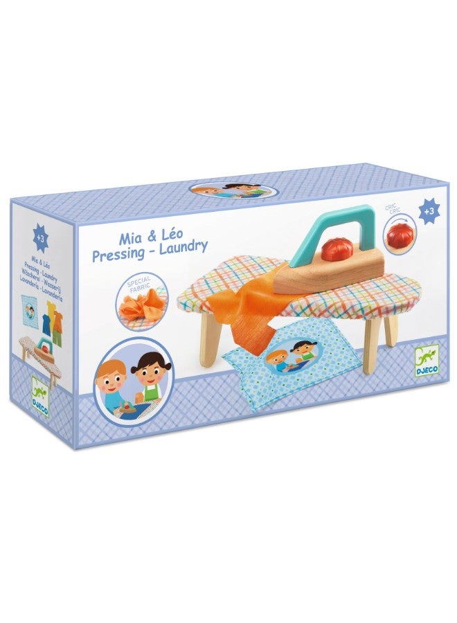 DJECO لعبة غسيل ميا وليو الخشبية التخييلية - Image 4