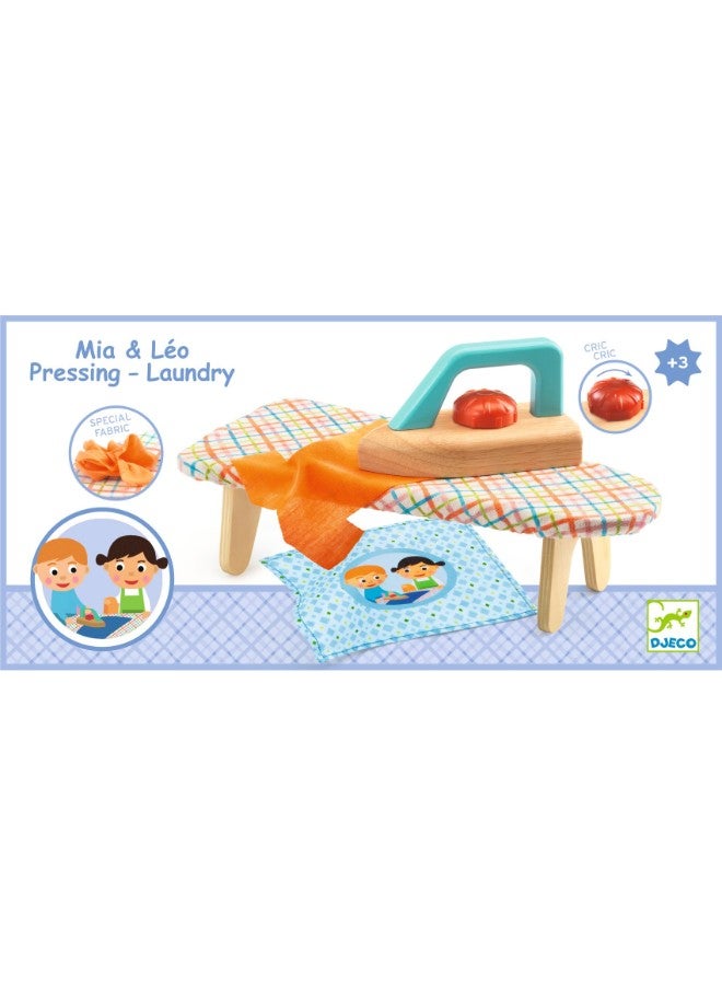 DJECO لعبة غسيل ميا وليو الخشبية التخييلية - Image 3