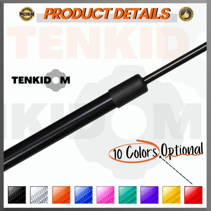 TENKIDOM Pickup Tailgate Assists Compatible with Toyota Tacoma (N400) 2024-present Shock Lift Supports Rear Gas Dampers Springs Kit No-Drill Bolt-on - Image 5