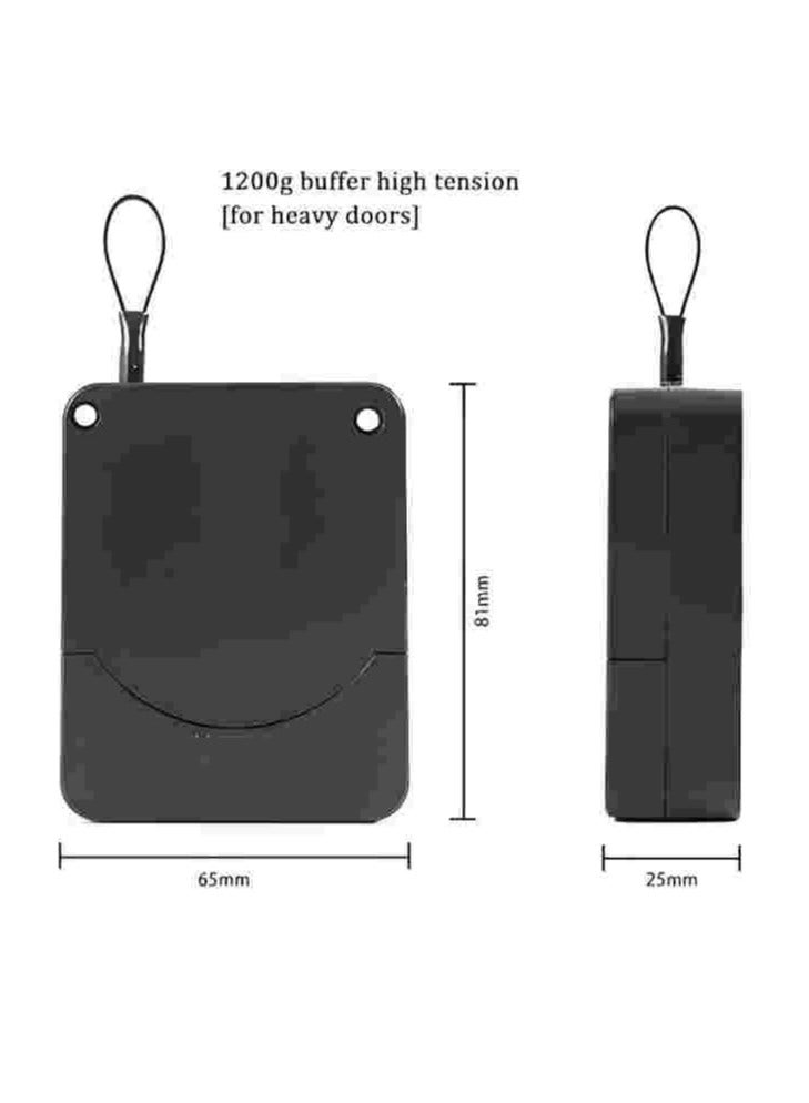 إيفرين جهاز إغلاق الباب متعدد الوظائف بدون ثقوب مع كشف تلقائي يغلق جميع الأبواب تلقائيًا للمنزل أو المكتب (1200 جرام) - Image 2