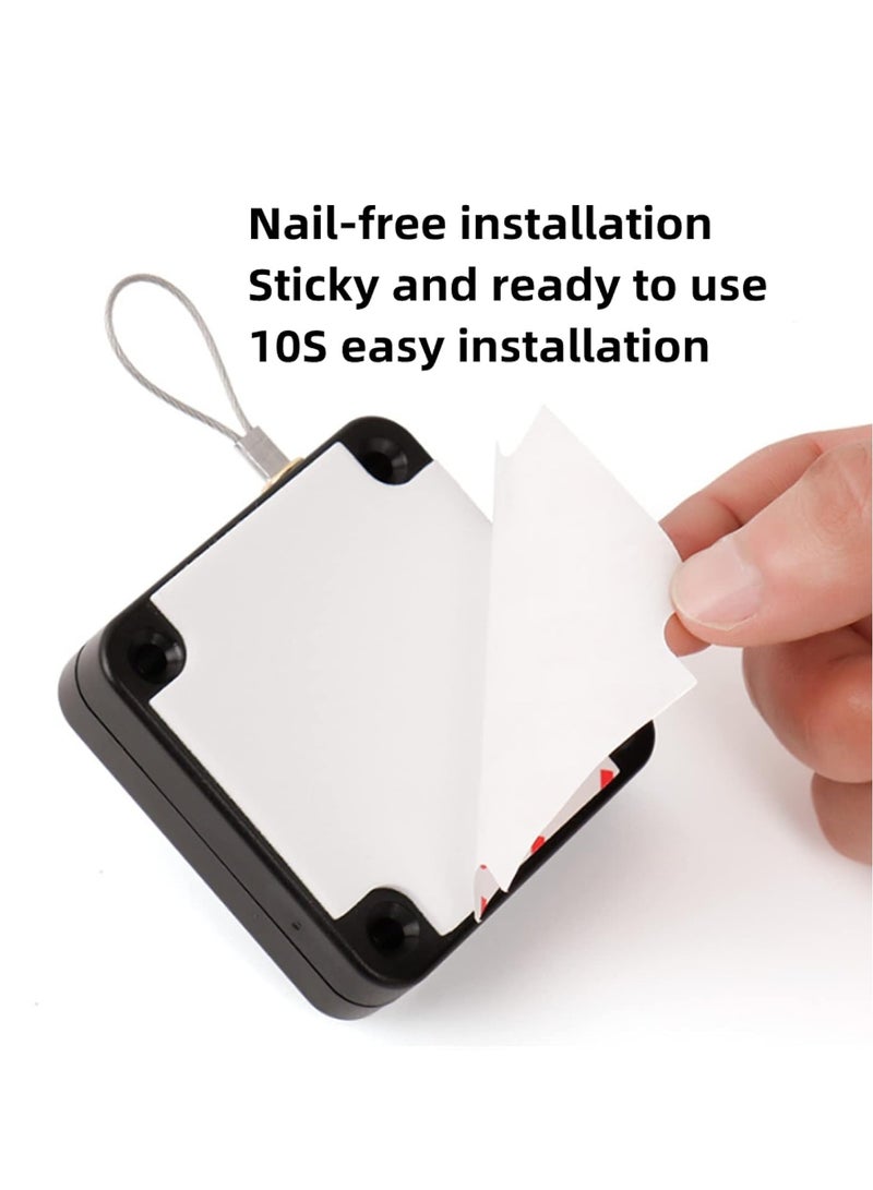 إيفرين جهاز إغلاق الباب متعدد الوظائف بدون ثقوب مع كشف تلقائي يغلق جميع الأبواب تلقائيًا للمنزل أو المكتب (1200 جرام) - Image 4