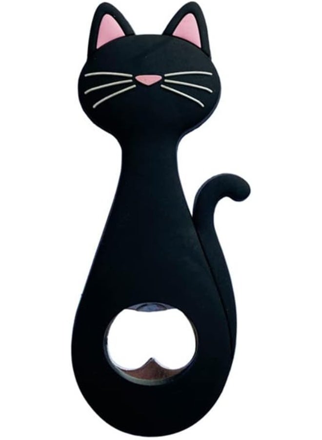 Goolsky Cartoon Beer Bottle Opener Cat Magnetic Refrigerator Decoration Fridge Magnet Beer Opener - Image 1
