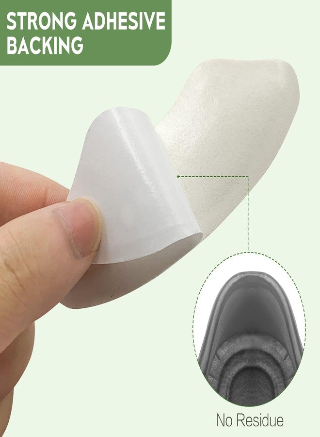 TYTDOUTER Heel Pads for Shoes 4 Pairs - Heel Cushion Inserts Grips, Heel Protectors for Women Men, Back of Heel Cushion Pads Prevent Slipping Blisters & Loose Fit (2 Nude + 2 Black) - Image 4