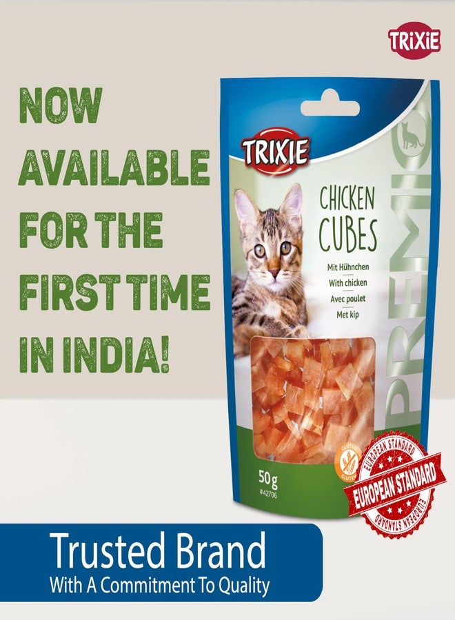 Trixie Cat Treat Combo of Premio Chicken Cubes and Premio Tuna Bites, Nutrient Rich Treats for Cats, Suitable for All Breeds - Image 5