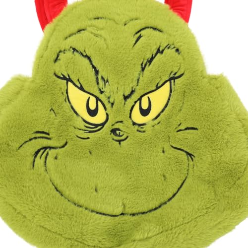 Bioworld Grinch 3D Plush Tote Bag With Drop Handle - Image 2