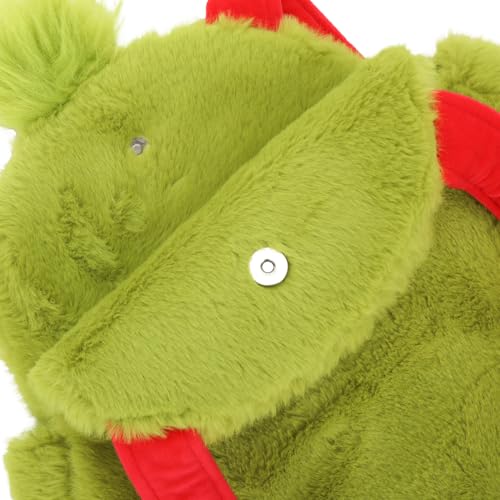 Bioworld Grinch 3D Plush Tote Bag With Drop Handle - Image 3