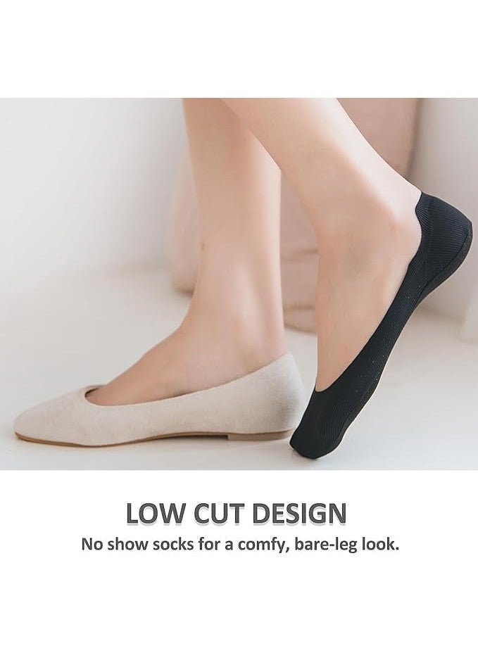 CLENEA 6 Pairs Invisible Ice Silk Socks,Breathable Low Cut Liner Socks, Non Slip No Show Socks for Womens Sock,Women's Low Ankle Socks - Image 2