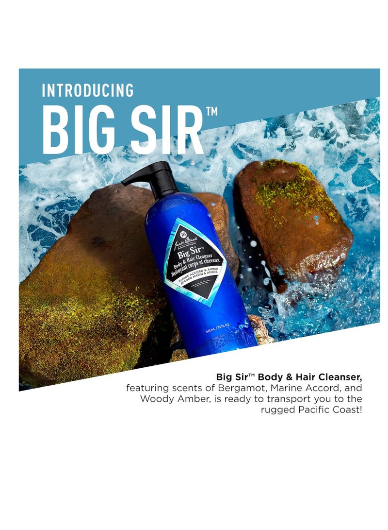 Jack Black Jack Black Big Sir Hair & Body Cleanser, Men’s Body Wash, Shampoo Wash, Dual-Purpose Men’s Cleanser, Wash Away Dirt & Sweat - Image 2