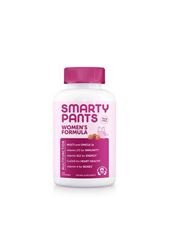 SmartyPants - Women’S Formula Daily Gummy Vitamins: Gluten Free Multivitamin & Omega 3 Fish Oil (Dha/Epa) Methyl B12 Vitamin D3 Vitamin B6 120 Count (20 Day Supply) Packaging May Vary - Image 1