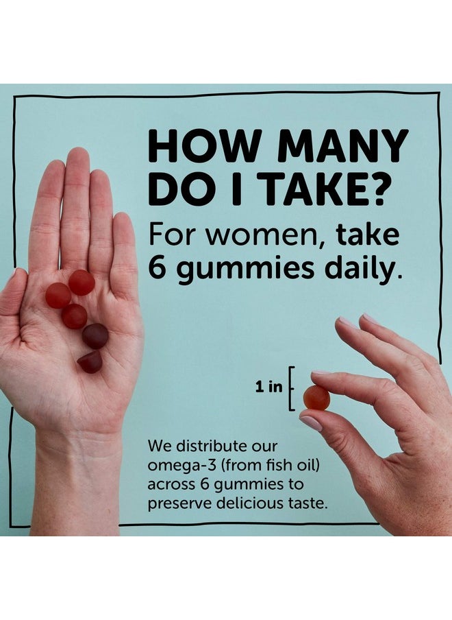 SmartyPants - Women’S Formula Daily Gummy Vitamins: Gluten Free Multivitamin & Omega 3 Fish Oil (Dha/Epa) Methyl B12 Vitamin D3 Vitamin B6 120 Count (20 Day Supply) Packaging May Vary - Image 1