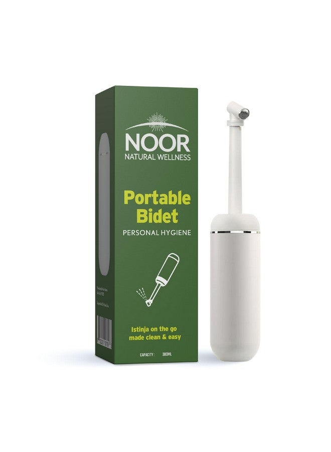 Noor Vitamins Portable Bidet Sprayer - 13oz Leakproof & Durable Handheld Travel Bidet by Noor - Eco-Friendly & Discreet Peri Bottle for Personal Hygiene On-The-Go - Reusable Handheld Bidet for Out-of-Home Use - Image 1