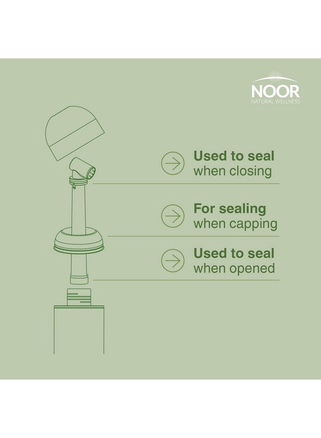 Noor Vitamins Portable Bidet Sprayer - 13oz Leakproof & Durable Handheld Travel Bidet by Noor - Eco-Friendly & Discreet Peri Bottle for Personal Hygiene On-The-Go - Reusable Handheld Bidet for Out-of-Home Use - Image 5