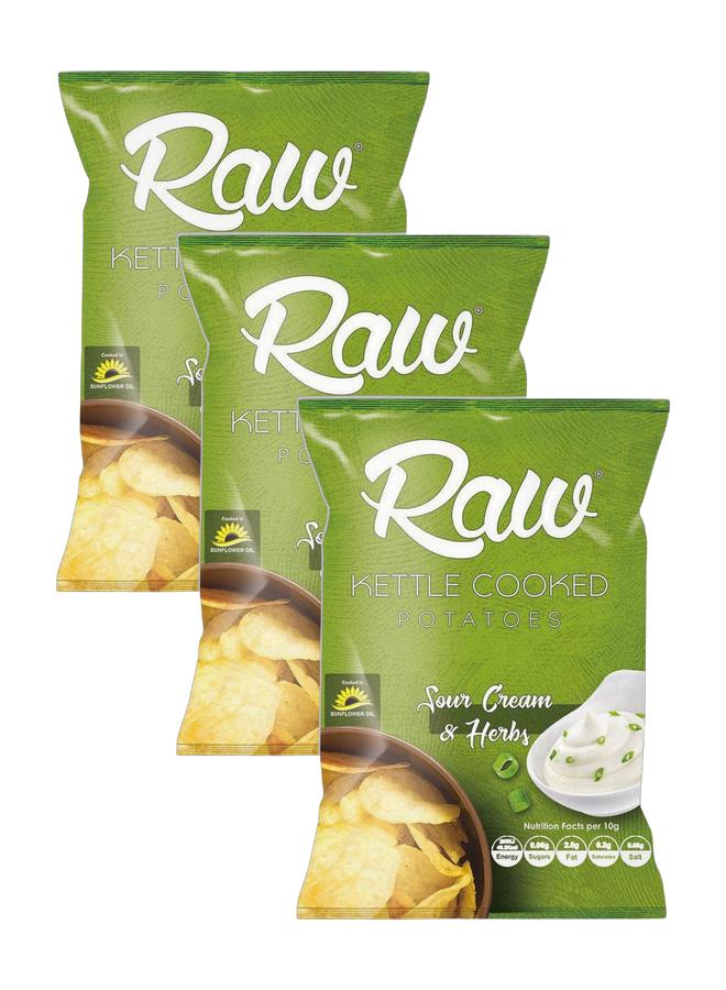 رو كريمة حامضة وأعشاب 40-50 جرام (عبوة من 3 قطع) - Image 1