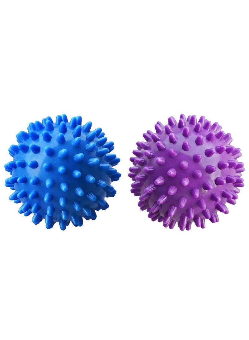 2 Pack Sharp Point Hard Massage Ball, Plantar Fasciitis Massage Roller, Muscle Pain Massage Ball - Exercise, Neurobalance, Physical Therapy, 2.5 inches (6.8cm) - Image 1