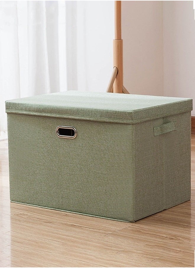 Foldable Fabric Collapsible Box With Removable Lids And HandlesWashable Storage Containers Green 58*40*35cm - pzsku/ZE04DC1C4E7AFB964F717Z/45/_/1705729673/be938a5e-d771-4325-8818-3b66a6211bf0