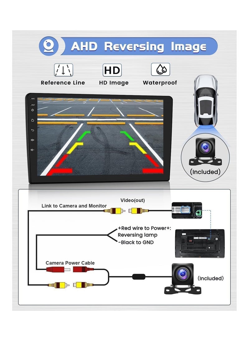 SHEZA STAR - Android Car Stereo for Nissan X-Trail 2013-2017 X-Trail 3 T32 Qashqai 2 J11 6GB RAM 128GB ROM 10 Inch Support SIM Card, Apple Carplay MirrorLink WiFi BT, 2.5D IPS Touch Screen with AHD Camera Included - Image 1