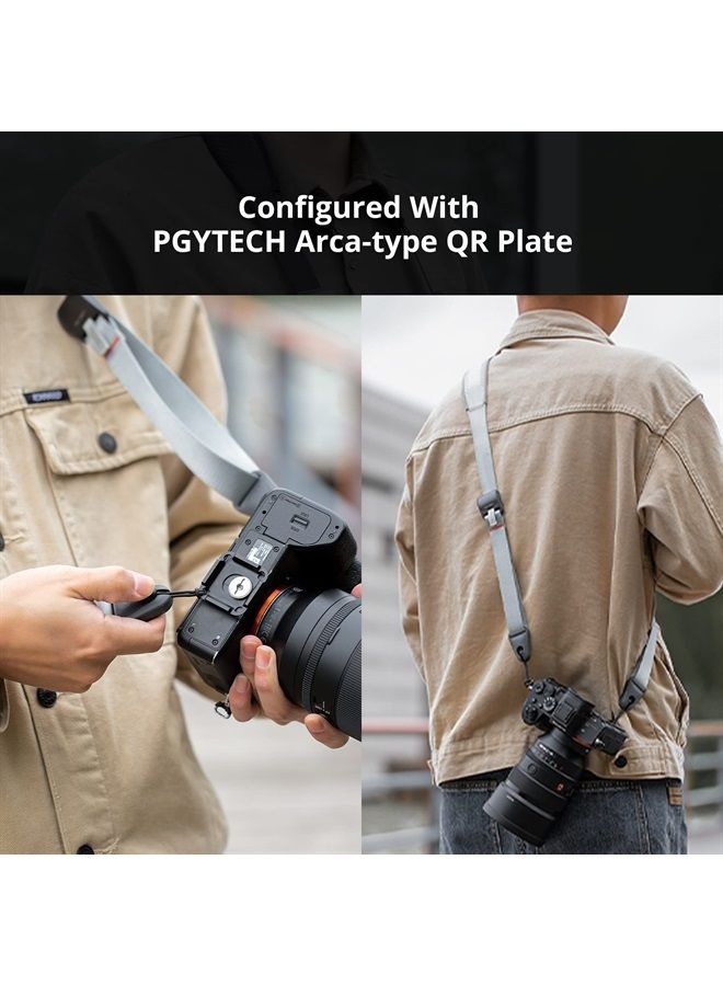PGYTECH Camera Shoulder Strap Lanyard Camera Straps for Photographers Adjustable Quick Release Buckles for DSLR SLR Magnetic Camera Neck Strap (Fern Green)