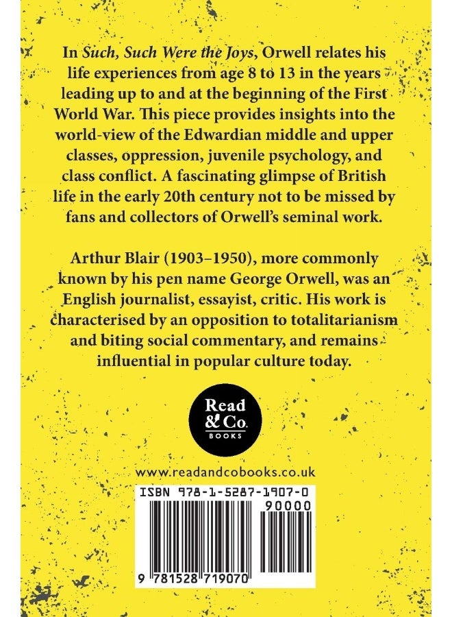 Such, Such Were the Joys: With the Introductory Essay 'Why I Write' - Image 2